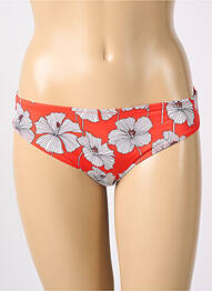 Bas de maillot de bain imprimé fleurs culotte rouge FREYA femme