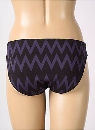 Bas de maillot de bain effet matière satinée culotte violet PRIMADONNA femme