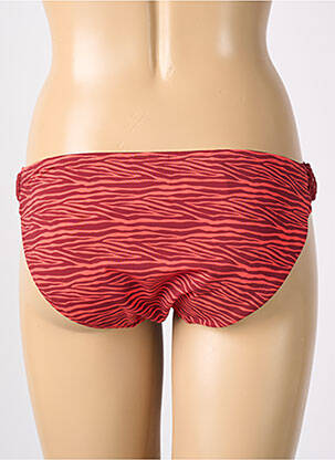 Bas de maillot de bain effet matière satinée culotte orange LINGADORE femme