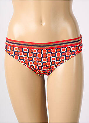 Bas de maillot de bain imprimé fantaisie culotte rouge PRIMADONNA femme