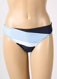 Bas de maillot de bain imprimé rayures culotte bleu MARIE JO femme