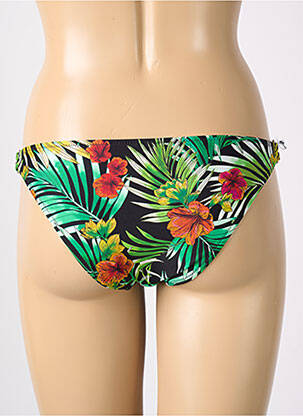 Bas de maillot de bain imprimé tie and dye culotte vert FREYA femme