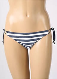 Bas de maillot de bain imprimé rayures bikini bleu PRIMADONNA femme