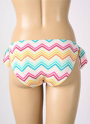 Bas de maillot de bain effet matière satinée bikini blanc MARIE JO femme