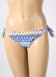 Bas de maillot de bain imprimé fantaisie bikini violet PRIMADONNA femme