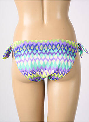 Bas de maillot de bain imprimé fantaisie bikini violet PRIMADONNA femme