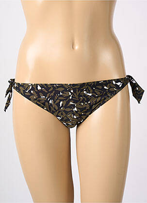Bas de maillot de bain imprimé fantaisie bikini vert MARIE JO femme