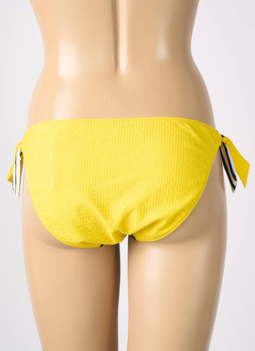 Bas de maillot de bain imprimé rayures bikini bleu MARIE JO femme