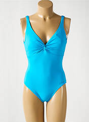 Maillot de bain 1 pièce bleu LIVIA pour femme seconde vue