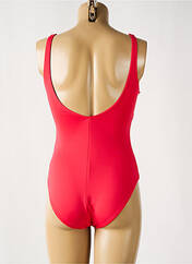 Maillot de bain 1 pièce rouge LIVIA pour femme seconde vue