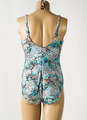 Maillot de bain 1 pièce haut soutien-gorge emboitant haut soutien-gorge emboitant bleu FANTASIE femme