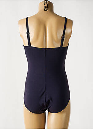 Maillot de bain 1 pièce bretelles élastiquées amovibles haut soutien-gorge balconnet violet ANITA femme