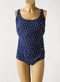 Maillot de bain 1 pièce haut soutien-gorge emboitant haut soutien-gorge emboitant bleu ROSA FAIA femme