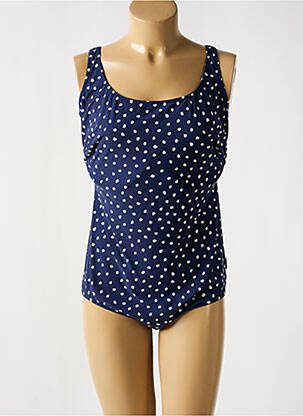 Maillot de bain 1 pièce haut soutien-gorge emboitant haut soutien-gorge emboitant bleu ROSA FAIA femme