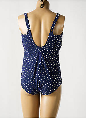 Maillot de bain 1 pièce haut soutien-gorge emboitant haut soutien-gorge emboitant bleu ROSA FAIA femme