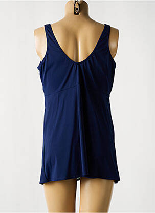 Top de bain imprimé fantaisie bleu ELOMI femme