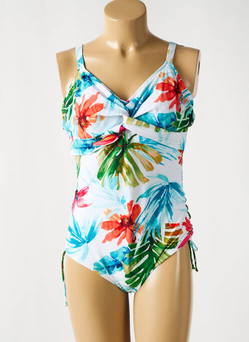 Maillot de bain 1 pièce bleu FANTASIE pour femme