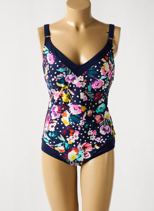 Maillot de bain 1 pièce bleu ROSA FAIA pour femme