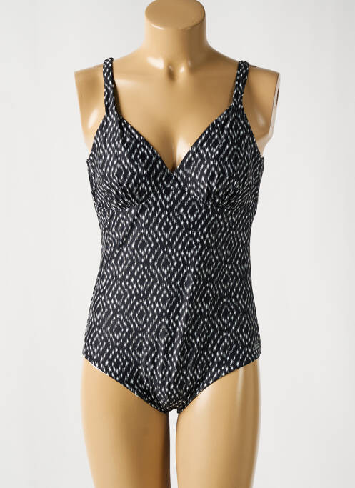 Maillot de bain 1 pièce imprimé fantaisie haut soutien-gorge emboitant noir FANTASIE femme
