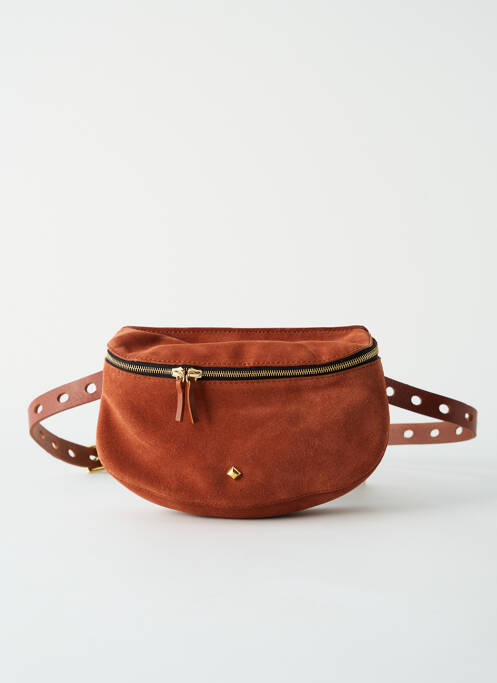 Sac marron HERBERT FRÈRE ET SOEUR pour femme