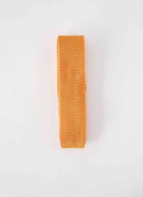 Cravate orange POCHETTE SQUARE pour homme