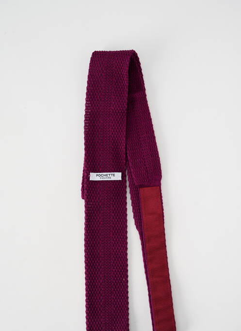 Cravate violet POCHETTE SQUARE pour homme