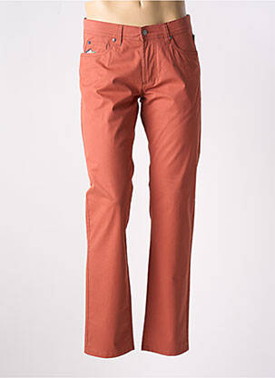 Pantalon slim fermeture zippée sous rabat boutonné orange BRÜHL homme