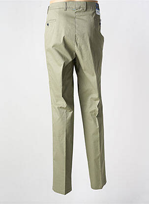 Pantalon droit coupe droite vert LUIGI MORINI homme