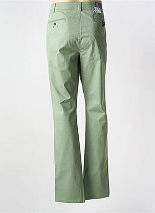 Pantalon droit coupe droite vert LUIGI MORINI homme