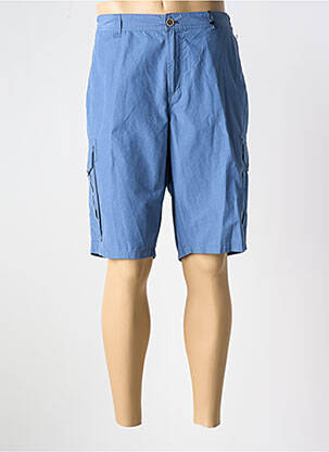 Bermuda taille élastique bleu COFOX homme