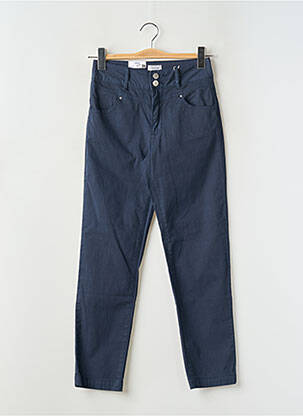 Pantalon slim poches bleu C'EST BEAU LA VIE femme