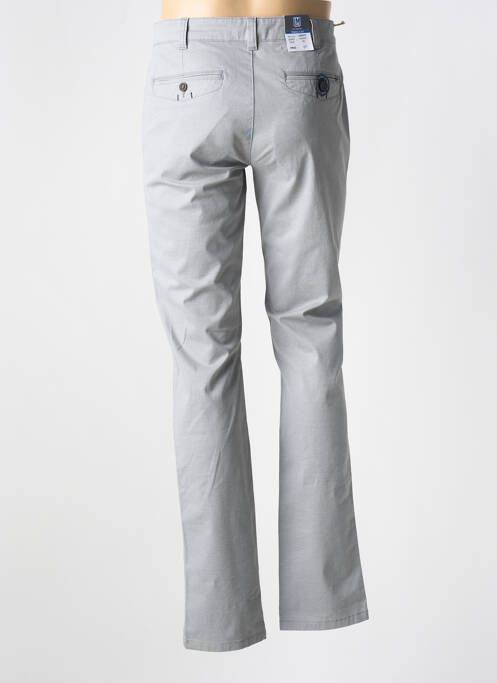 Pantalon droit gris LUIGI MORINI pour homme