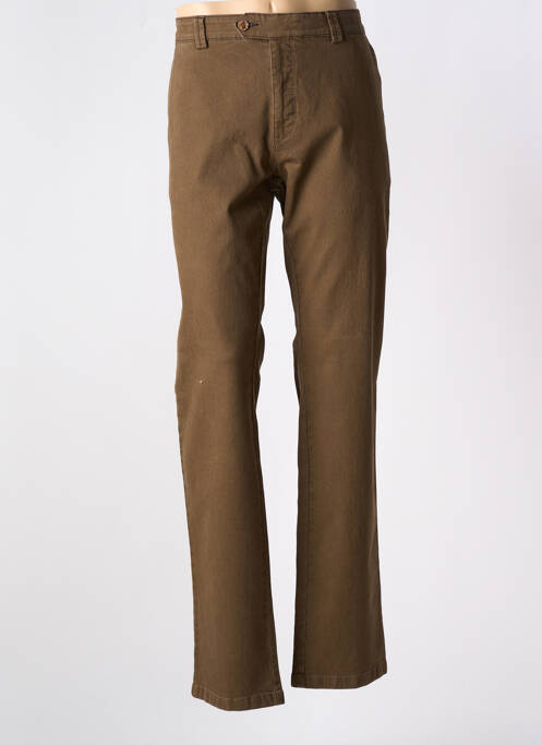 Pantalon droit marron EMYLE pour homme