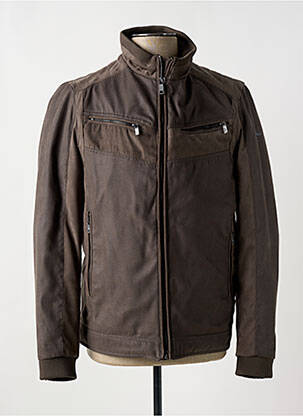 Blouson poches marron DELAHAYE homme