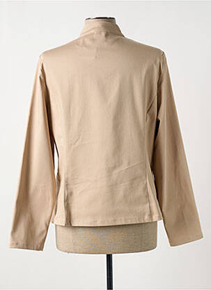 Veste casual poches beige FRANK WALDER femme