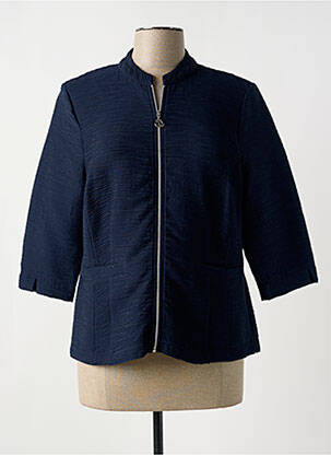 Veste casual poches bleu FRANK WALDER femme