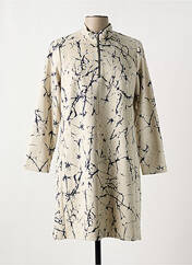 Robe courte beige MERI & ESCA pour femme seconde vue