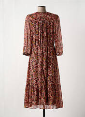 Robe mi-longue rose C'EST BEAU LA VIE pour femme seconde vue