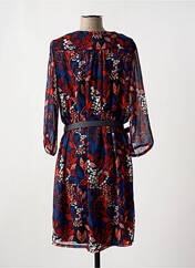 Robe mi-longue rouge CHRISTINE LAURE pour femme seconde vue