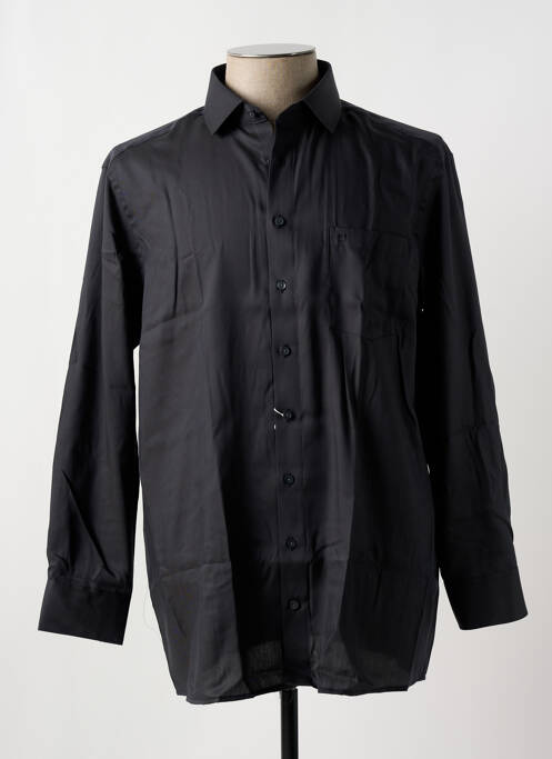 Chemise manches longues noir OLYMP pour homme