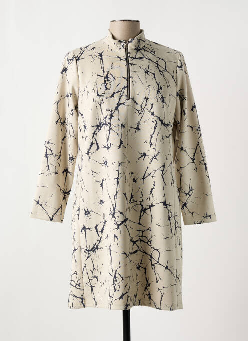 Robe courte beige MERI & ESCA pour femme