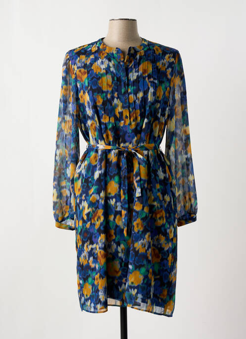 Robe mi-longue bleu JULIE GUERLANDE pour femme