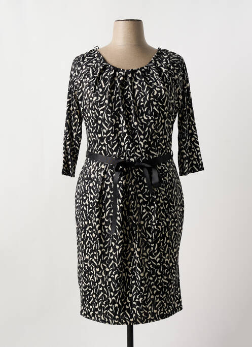 Robe mi-longue noir JULIE GUERLANDE pour femme