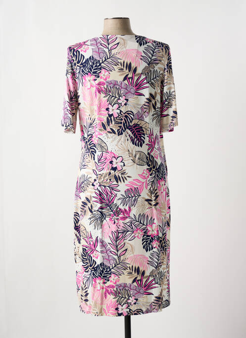 Robe mi-longue rose FRANK WALDER pour femme