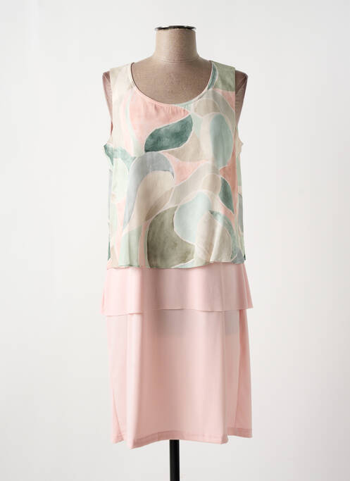 Robe mi-longue rose GREGORY PAT pour femme