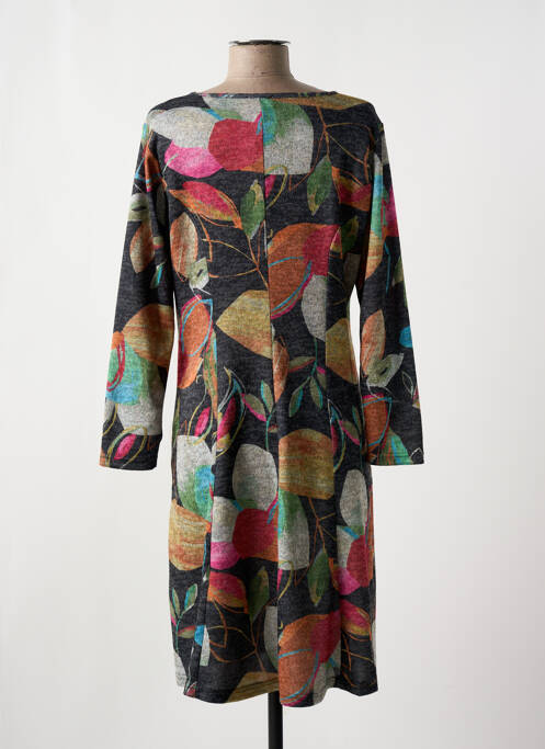 Robe pull gris FRANCE RIVOIRE pour femme