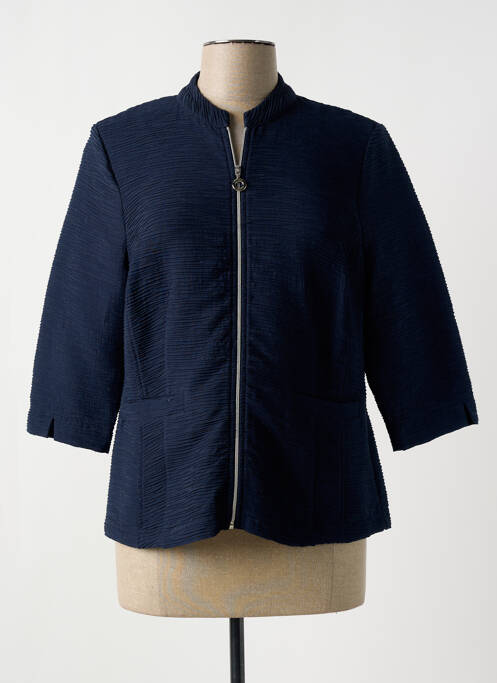Veste casual bleu FRANK WALDER pour femme