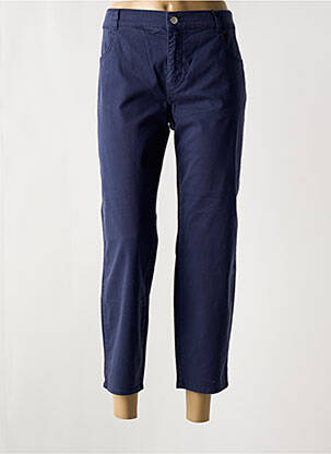 Pantacourt coupe droite bleu ANGELS femme