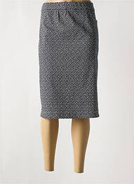 Jupe mi-longue coupe droite noir FRANK WALDER femme