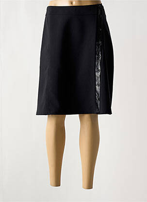Jupe mi-longue coupe droite noir MERI & ESCA femme